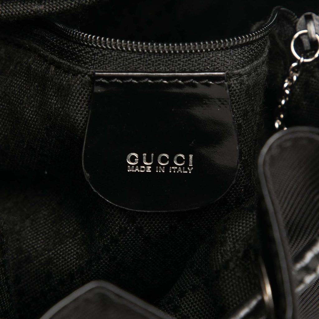 Gucci Nylon Bamboo Bucket Bag