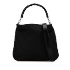 Gucci Nylon Bamboo Satchel (SHG-T1iWzs)