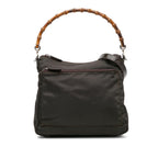 Gucci Nylon Bamboo Satchel