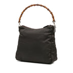 Gucci Nylon Bamboo Satchel