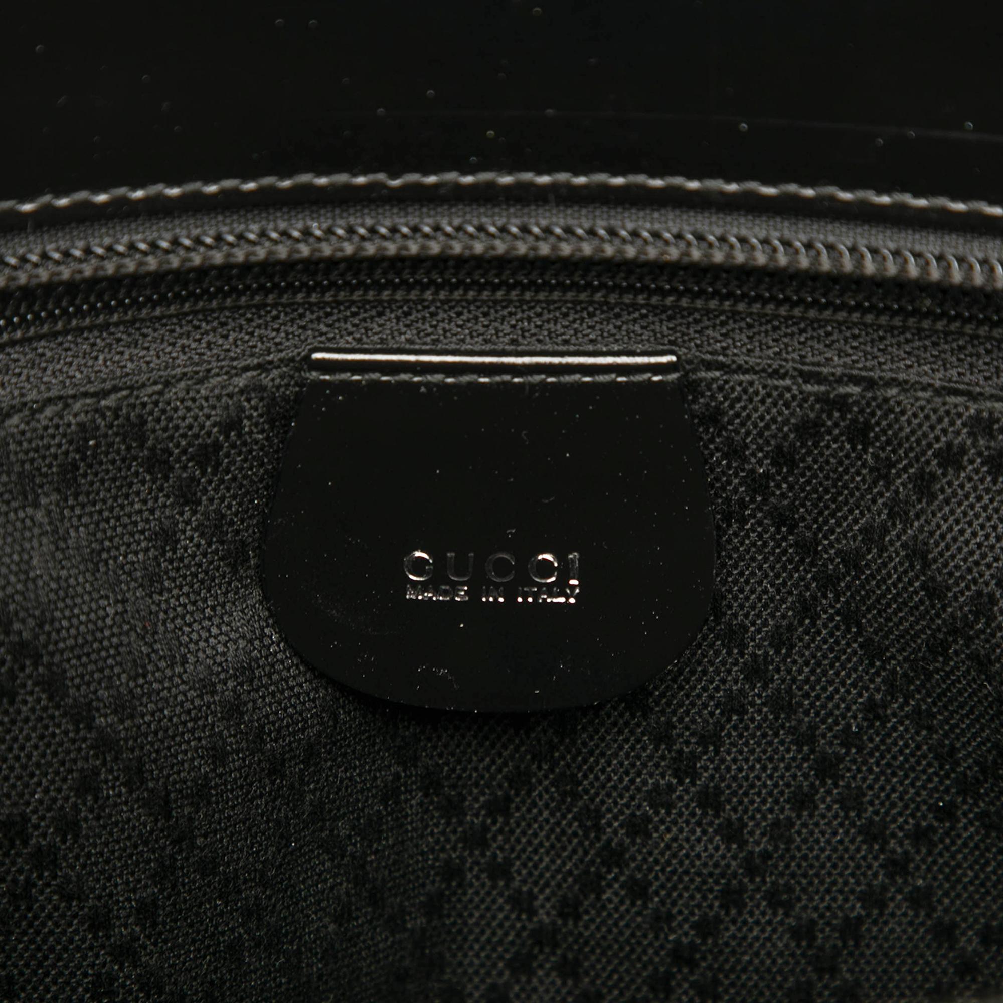 Gucci Nylon Bamboo Satchel