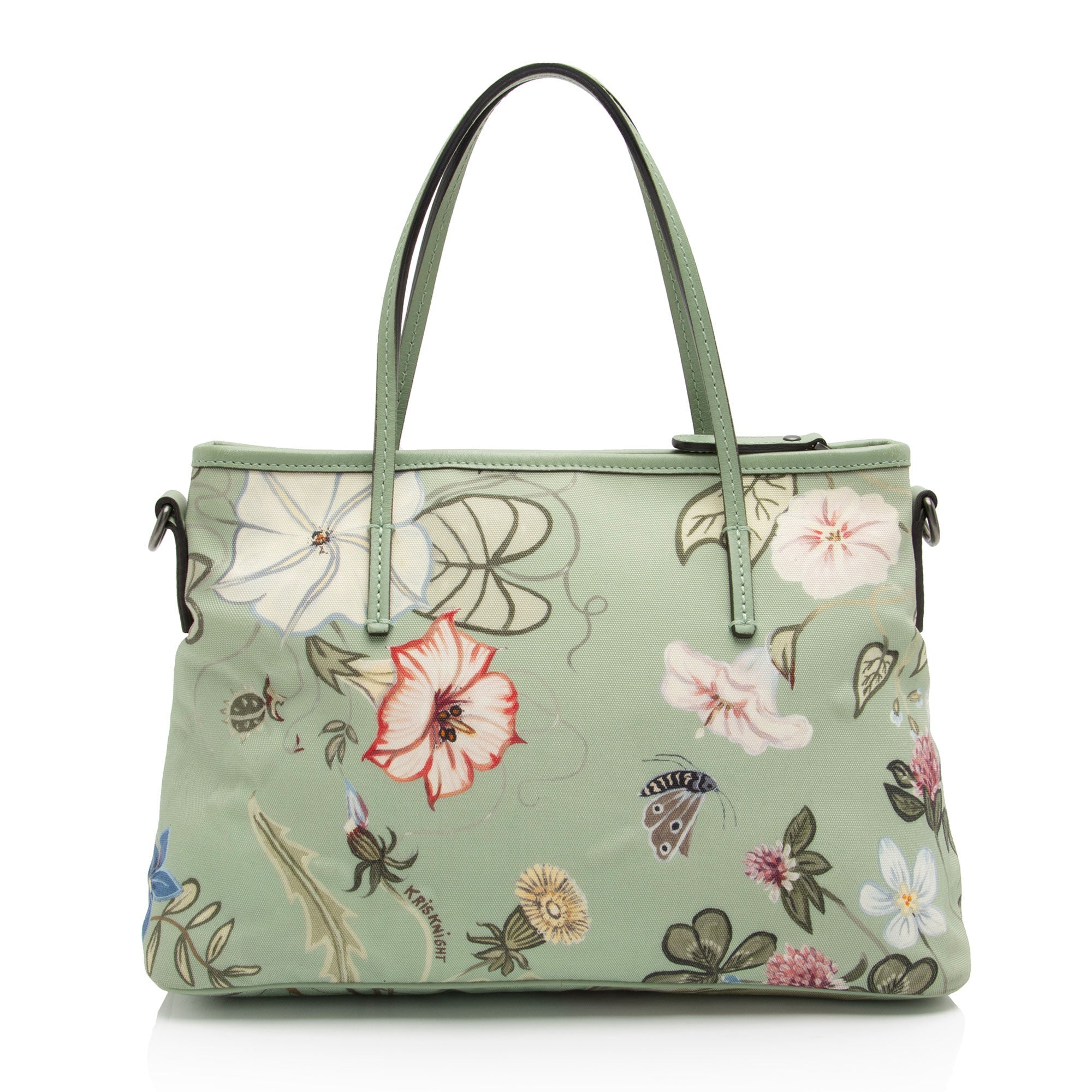 Gucci Nylon Flora Knight Small Tote (SHF-2ID1EO)