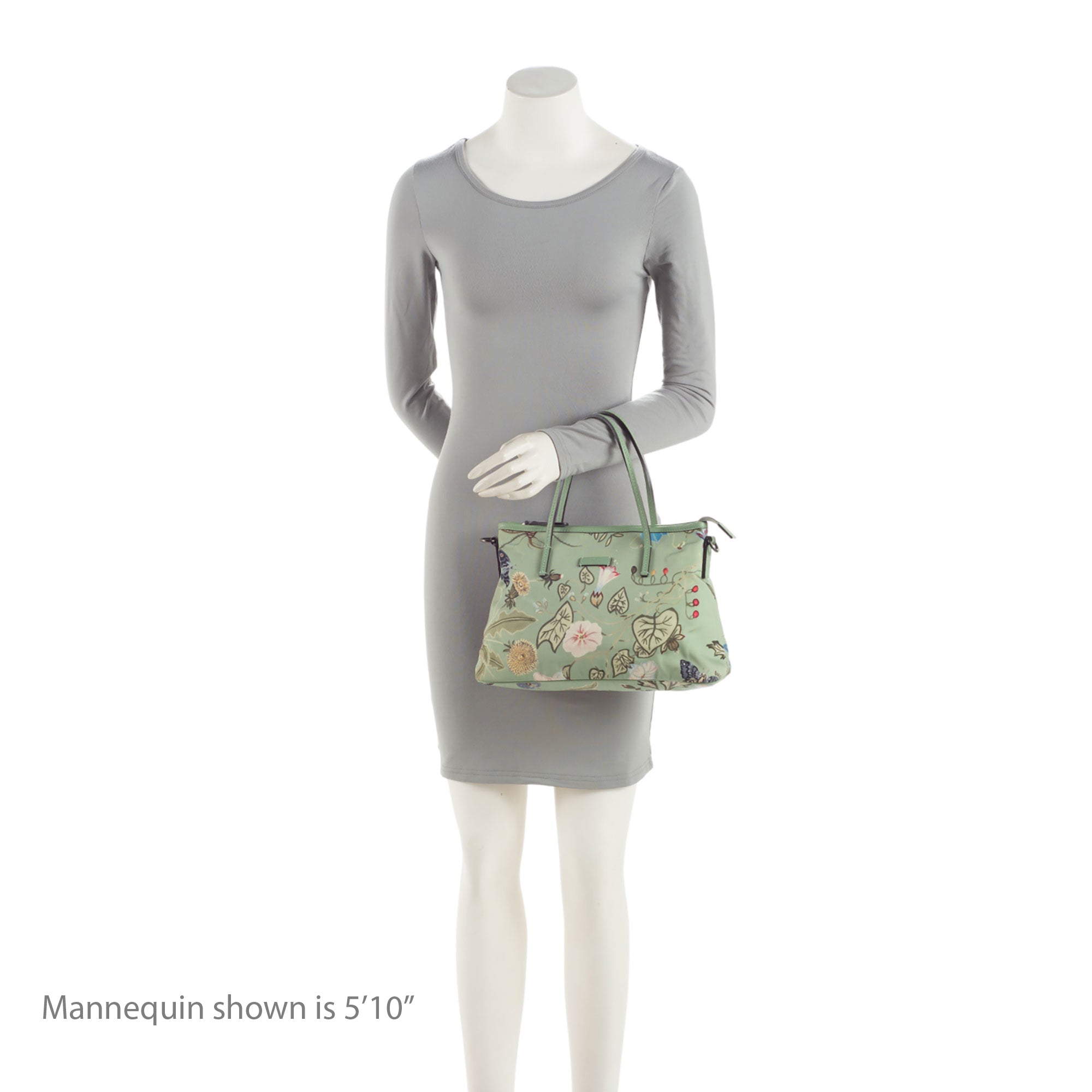 Gucci Nylon Flora Knight Small Tote (SHF-2ID1EO)