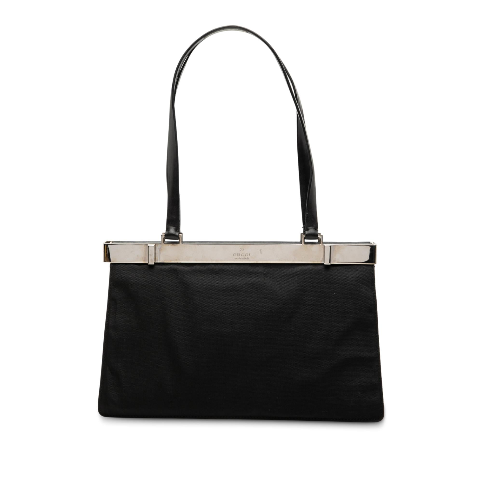 Gucci Nylon Frame Shoulder Bag