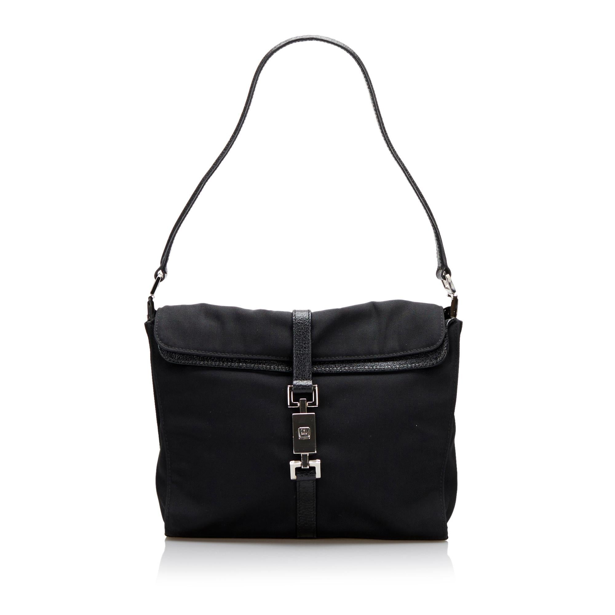 Gucci Nylon Jackie Shoulder Bag (SHG-c1Jvvt)