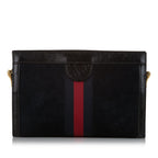 Gucci Ophidia Dragon Suede Crossbody Bag (SHG-34212)