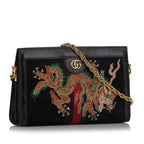 Gucci Ophidia Dragon Suede Crossbody Bag (SHG-34212)