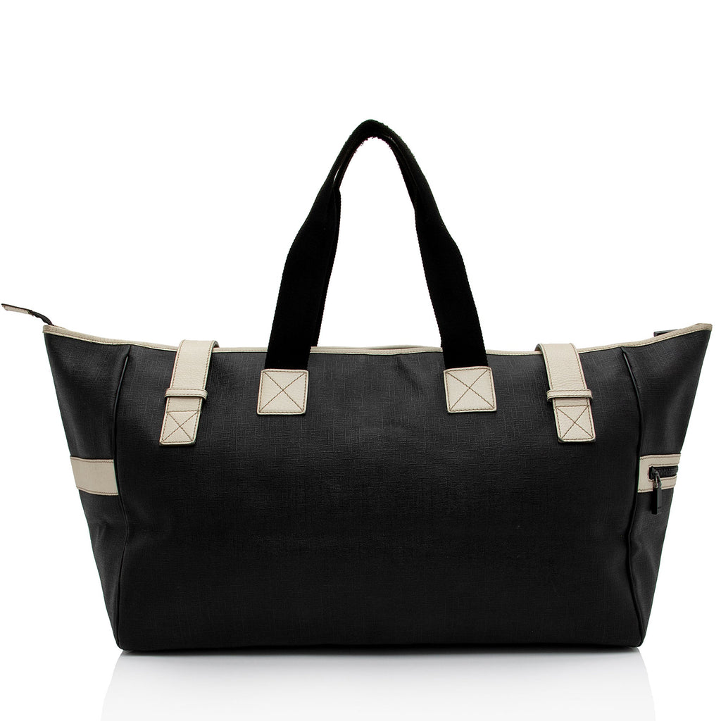 Gucci PVC Logo XL Shopper Tote (SHF-AJvk6R)