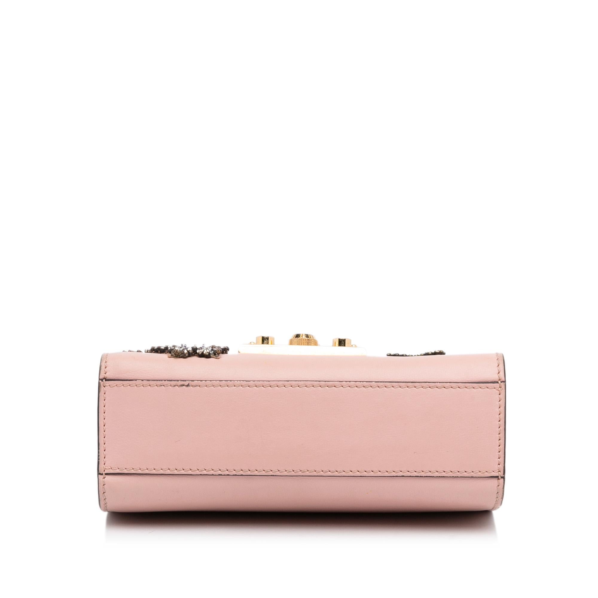 Gucci Padlock Crystal Embelished Crossbody Bag (SHG-IbIDVW)