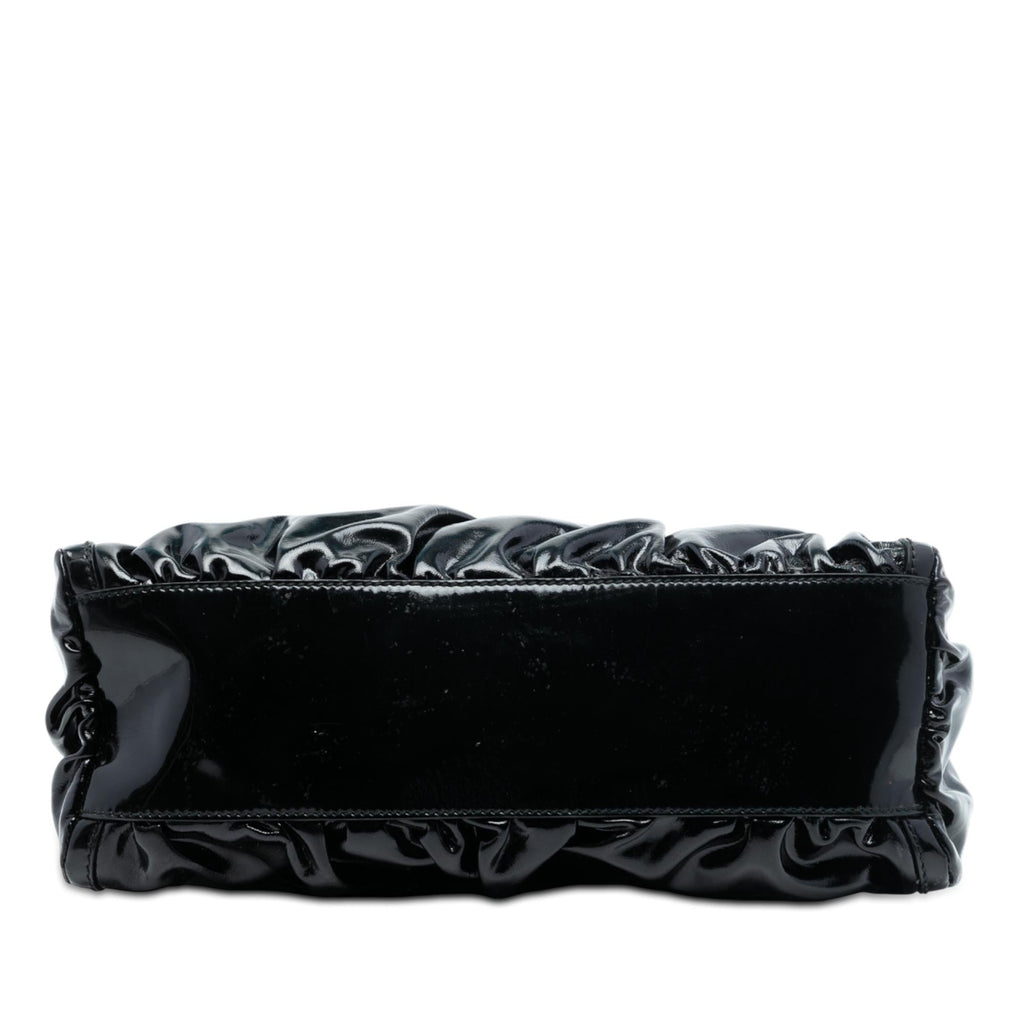 Gucci Patent Abbey D Ring Handbag