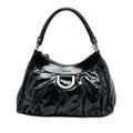Gucci Patent Abbey D Ring Handbag