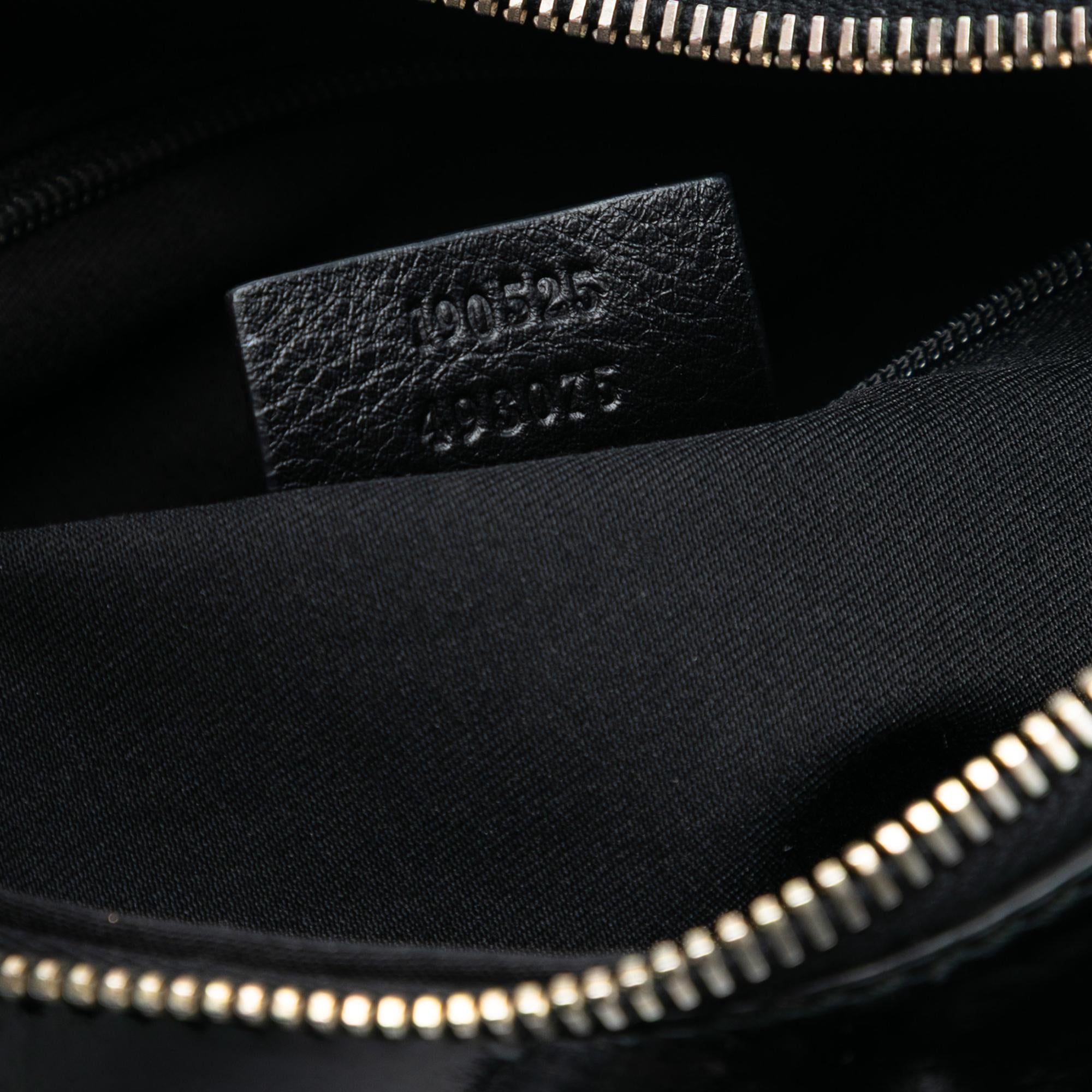 Gucci Patent Abbey D Ring Handbag