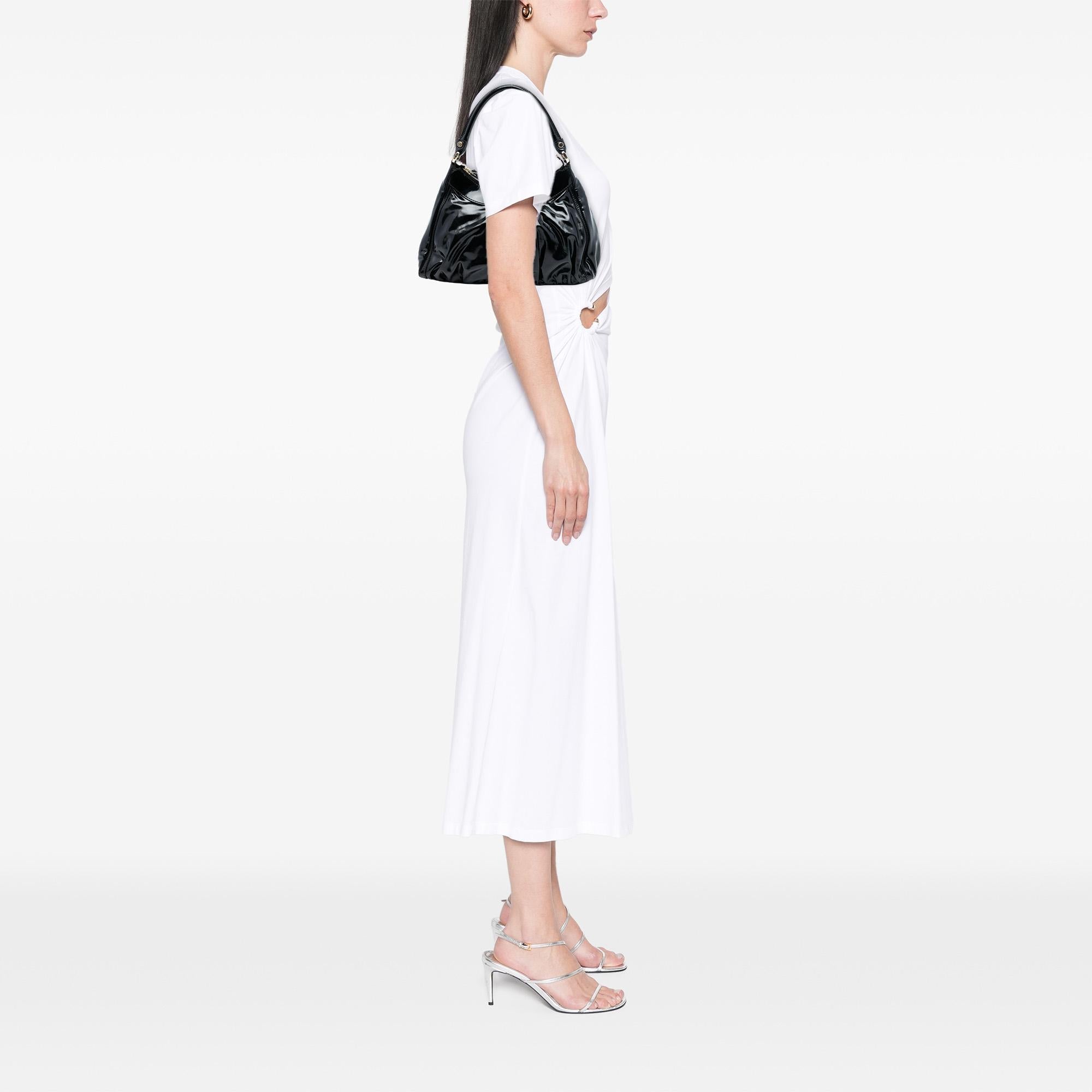 Gucci Patent Abbey D Ring Handbag