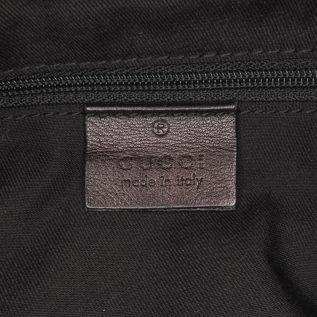 Gucci Patent Abbey D Ring Shoulder Bag