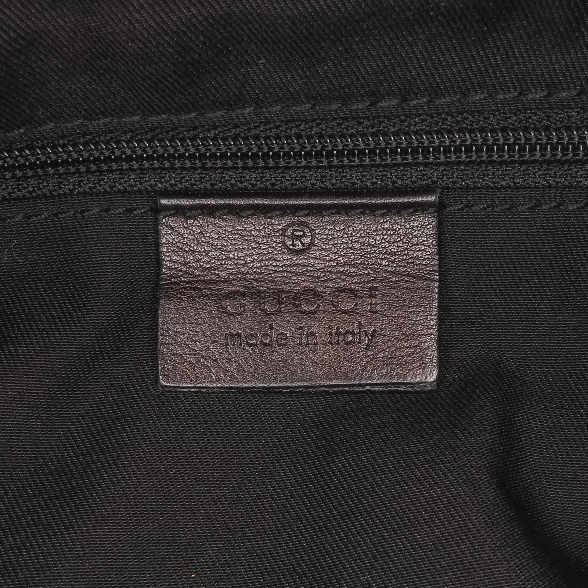 Gucci Patent Abbey D Ring Shoulder Bag