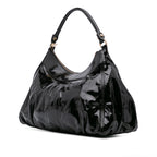 Gucci Patent Abbey D Ring Shoulder Bag