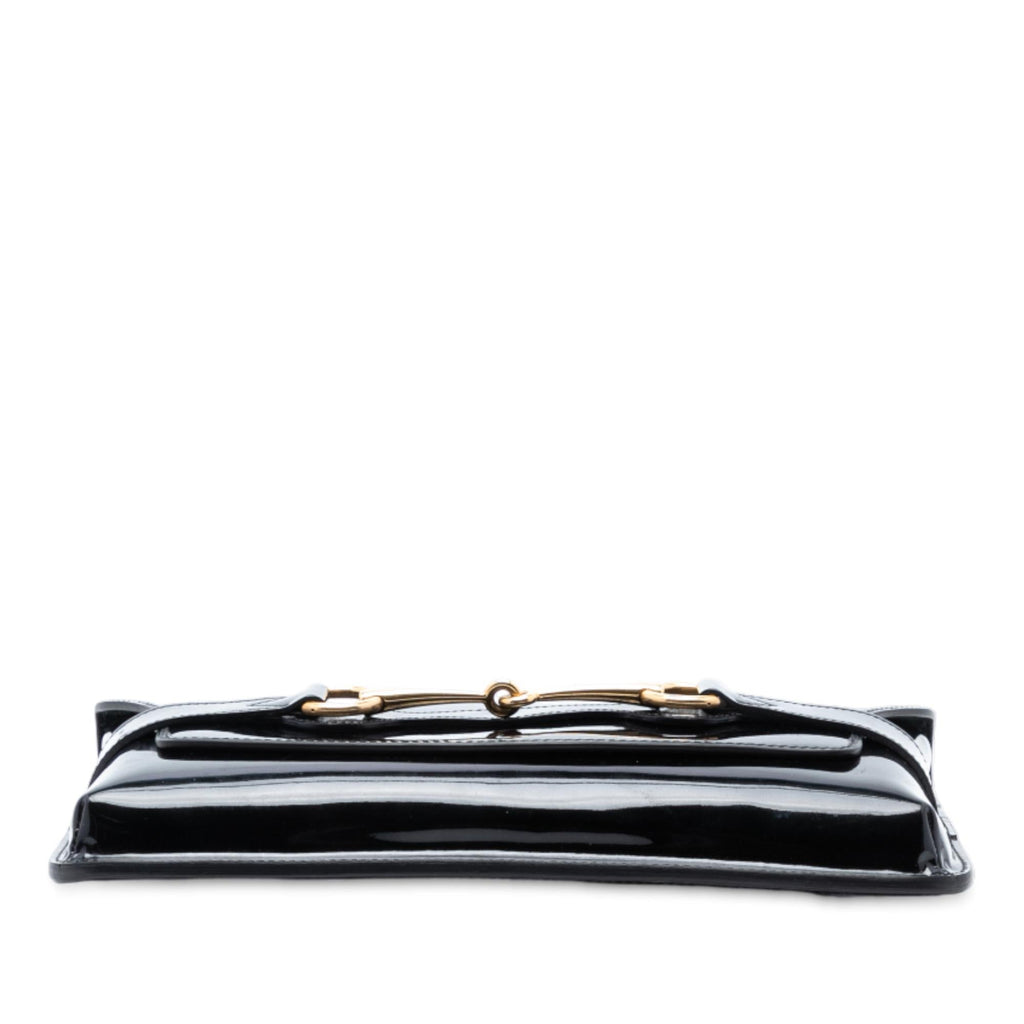 Gucci Patent Bright Bit Clutch