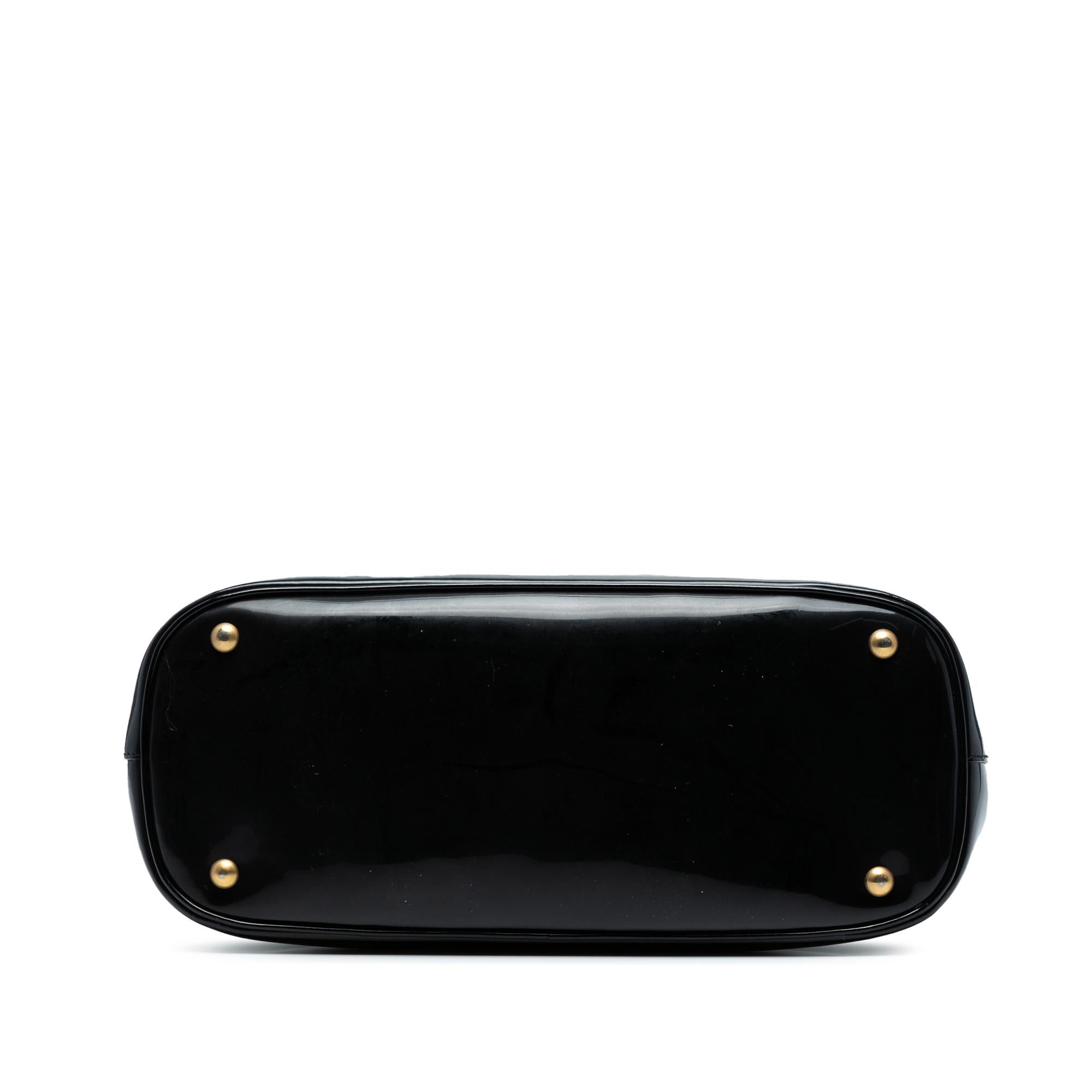 Gucci Patent Bright Bit Satchel
