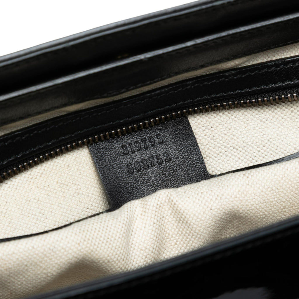 Gucci Patent Bright Bit Satchel