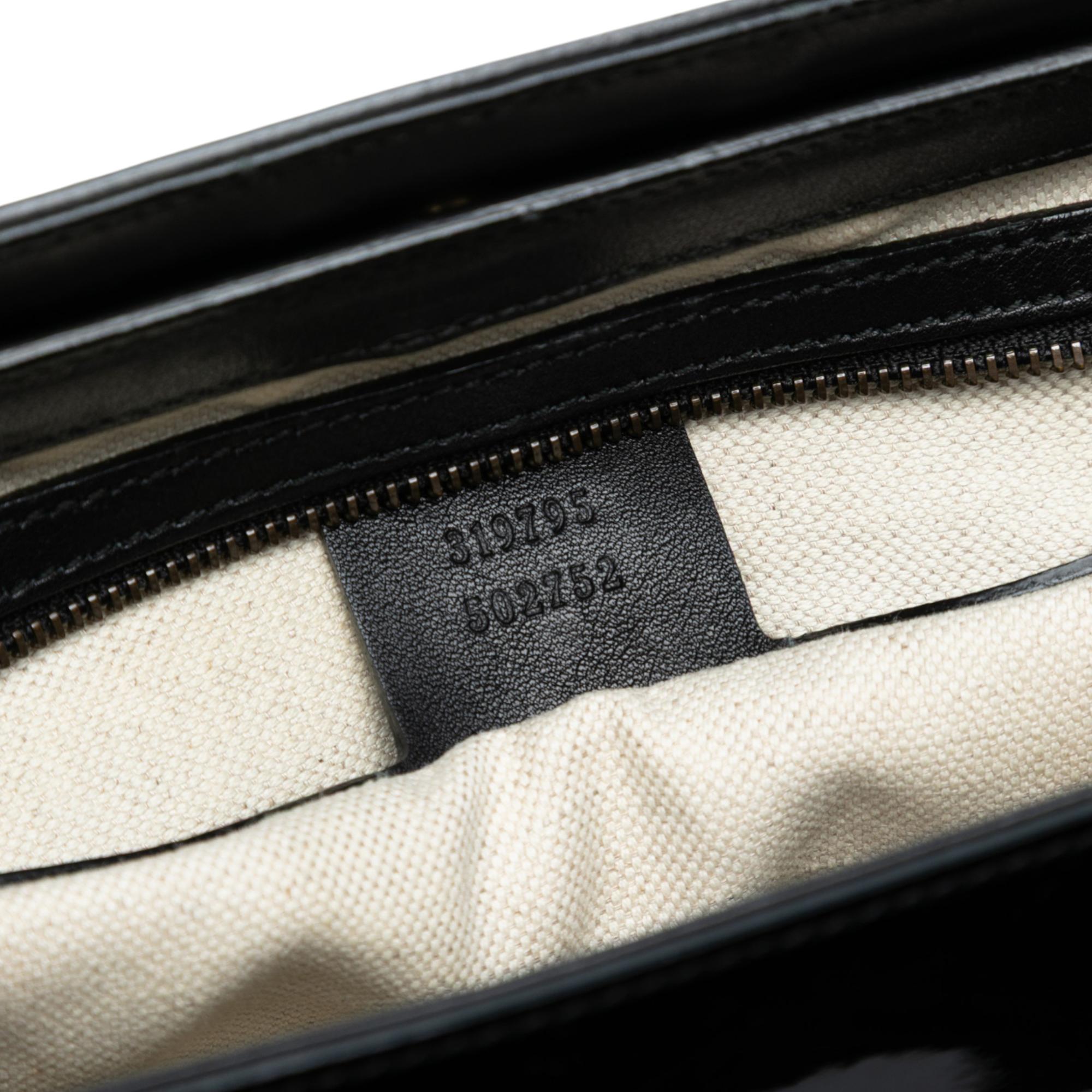 Gucci Patent Bright Bit Satchel