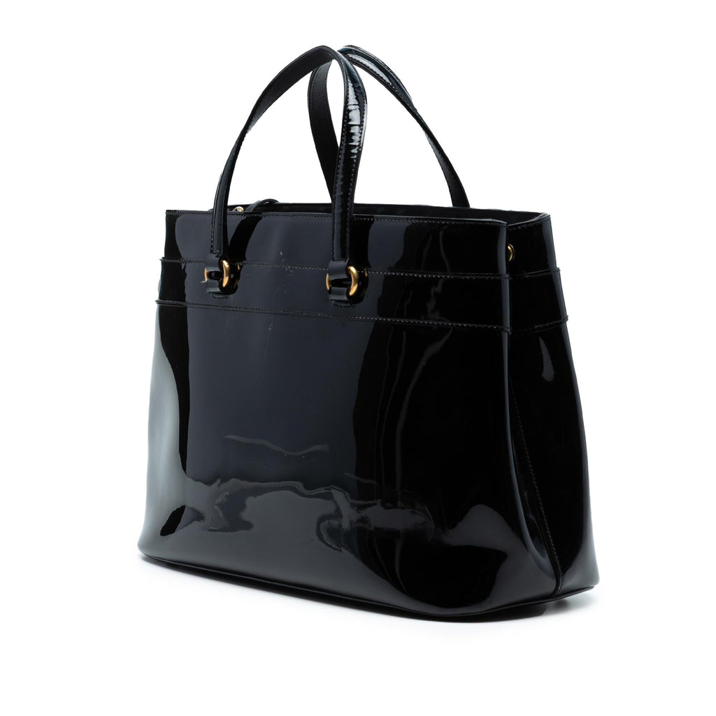 Gucci Patent Bright Bit Satchel