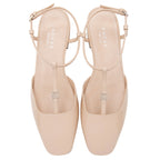 Gucci Patent Leather Double G T-Strap Flats - Size 5.5 / 35.5
