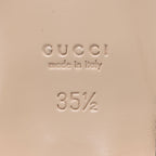 Gucci Patent Leather Double G T-Strap Flats - Size 5.5 / 35.5