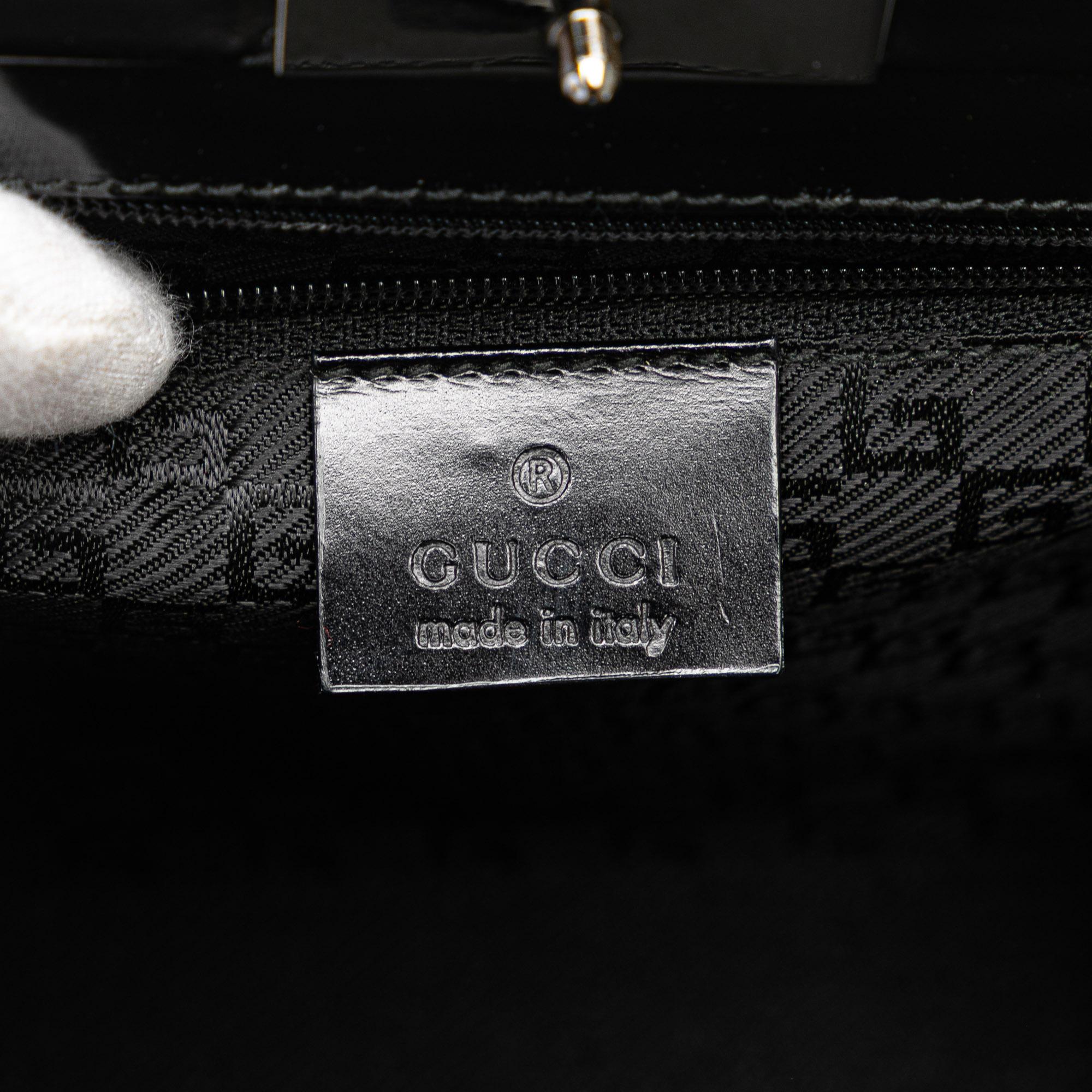 Gucci Patent Frame Handbag