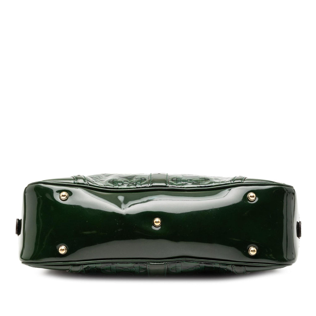 Gucci Patent Horsebit Glam Shoulder Bag