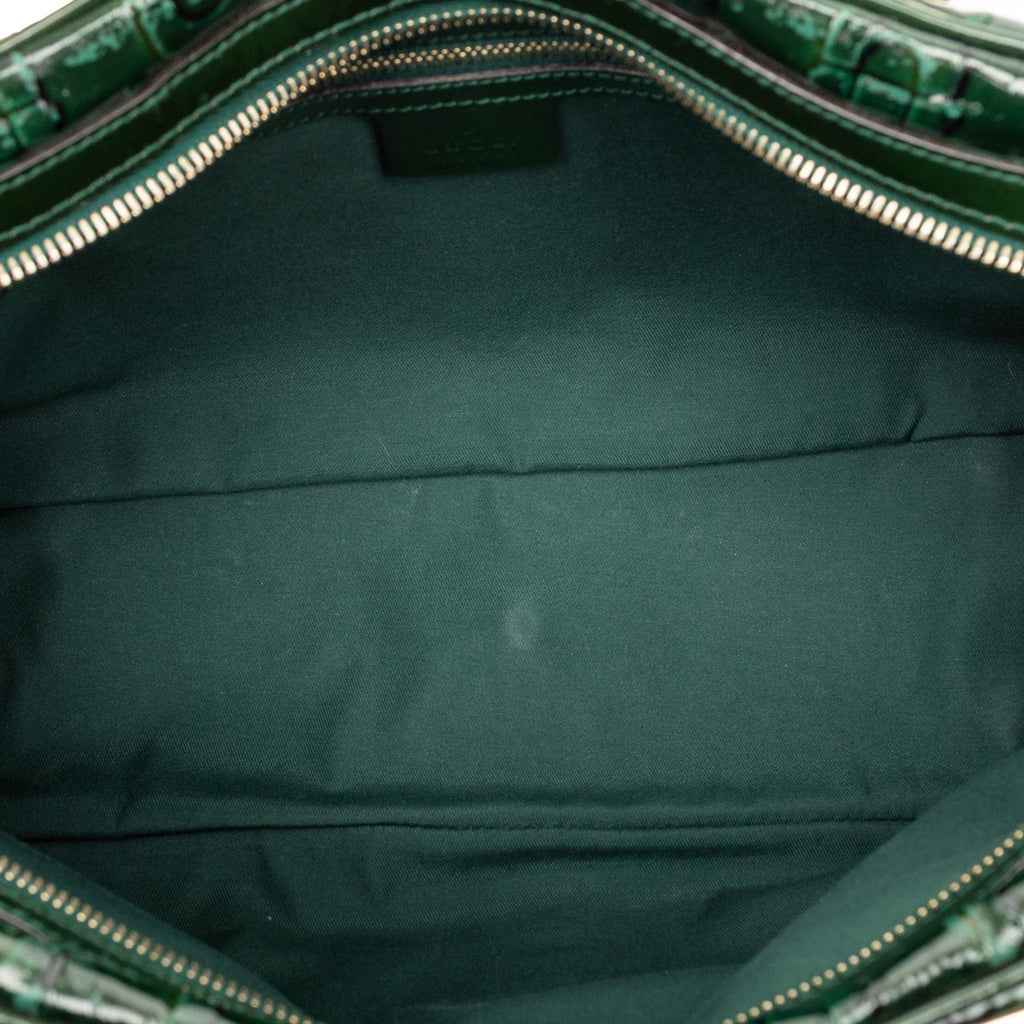 Gucci Patent Horsebit Glam Shoulder Bag