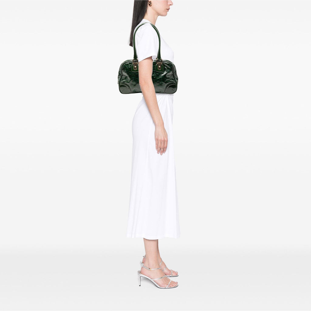 Gucci Patent Horsebit Glam Shoulder Bag