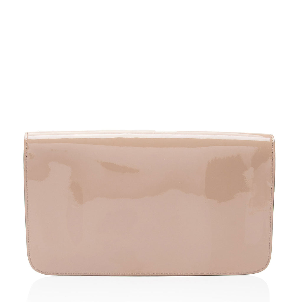 Gucci Patent Leather Bright Bit Clutch