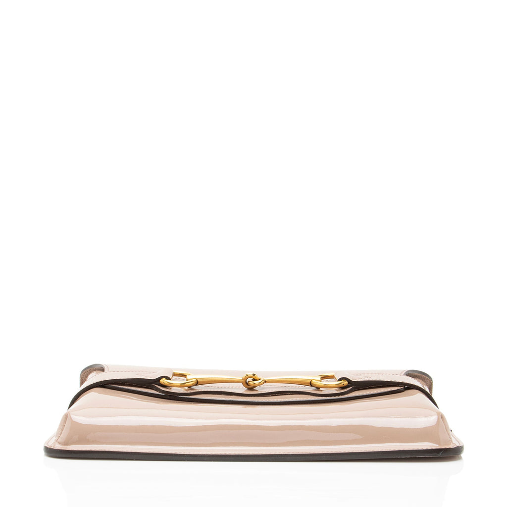 Gucci Patent Leather Bright Bit Clutch