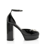 Gucci Patent Leather Crystal GG Platform Pumps - Size 9.5 / 39.5