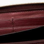 Gucci Patent Leather Guccissima Signature Zip Around Wallet