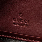 Gucci Patent Leather Guccissima Signature Zip Around Wallet