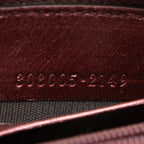 Gucci Patent Leather Guccissima Signature Zip Around Wallet