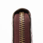 Gucci Patent Leather Guccissima Signature Zip Around Wallet