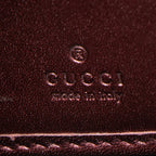 Gucci Patent Leather Guccissima Signature Zip Around Wallet