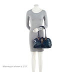 Gucci Embossed Horsebit Patent Leather Satchel