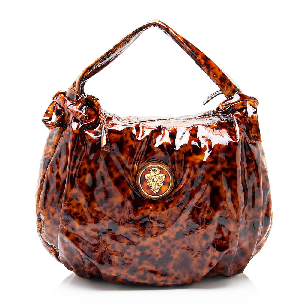 Gucci Patent Leather Hysteria Hobo