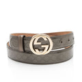 Gucci Patent Leather Microguccissima Interlocking G Narrow Belt - Size 40 / 100 (SHF-UcAdV9)
