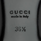 Gucci Patent Leather Signoria Thong Sandals - Size 6.5 / 36.5