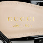 Gucci Patent Leather Signoria Thong Sandals - Size 6.5 / 36.5