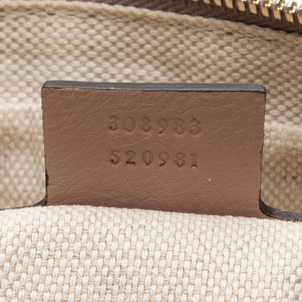 Gucci Patent Leather Soho Chain Small Shoulder Bag