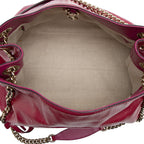 Gucci Patent Leather Soho Medium Shoulder Bag