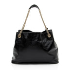 Gucci Patent Leather Soho Medium Shoulder Bag