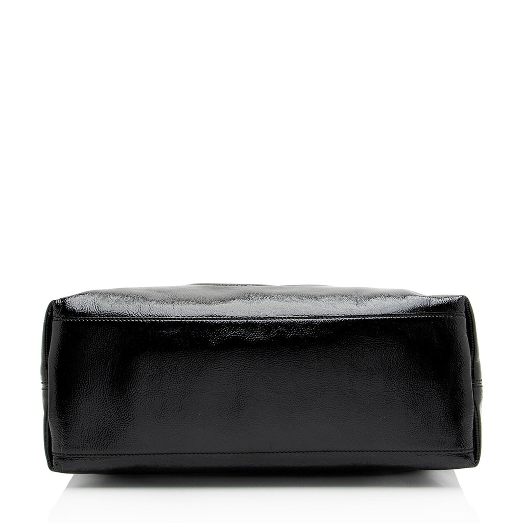 Gucci Patent Leather Soho Medium Shoulder Bag