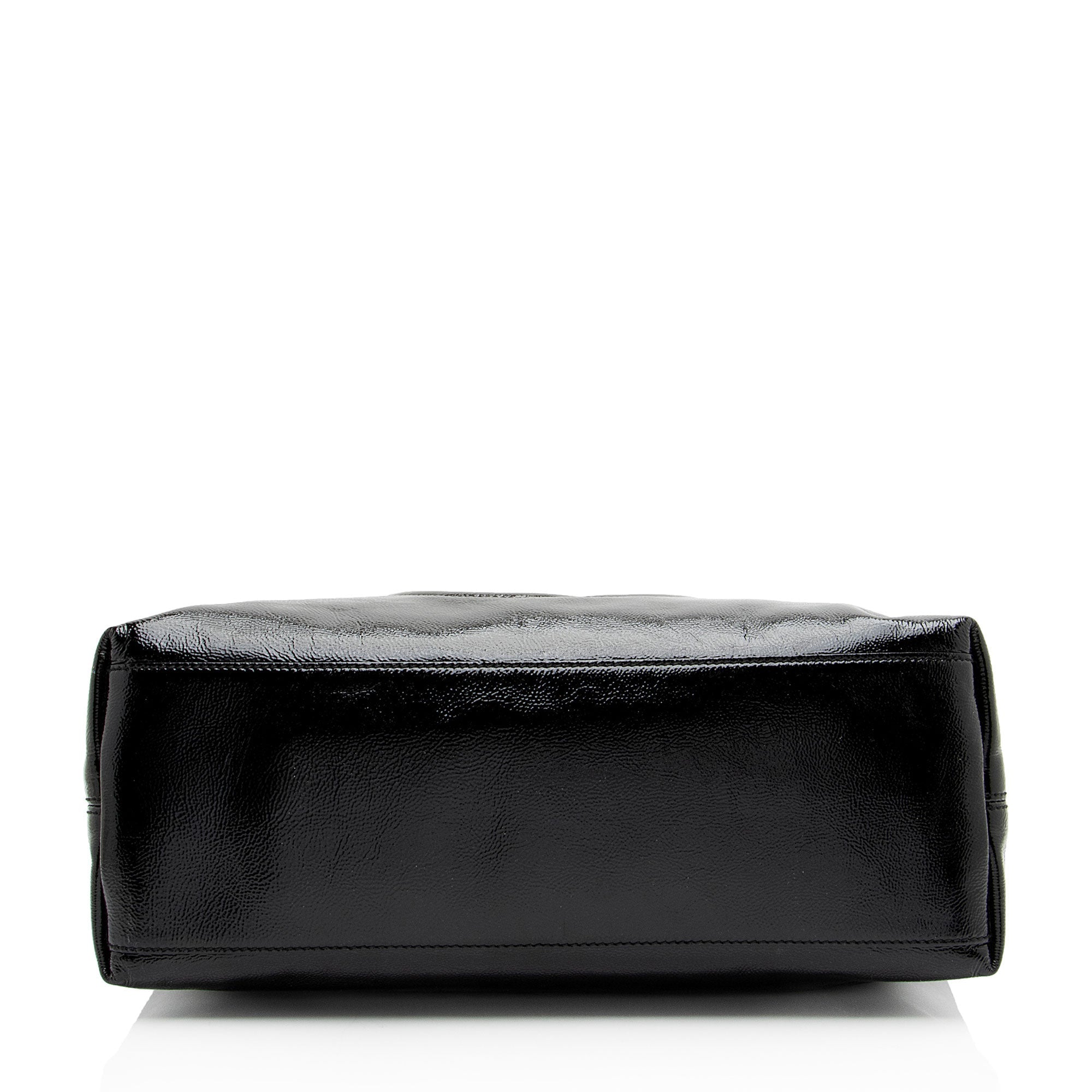 Gucci Patent Leather Soho Medium Shoulder Bag
