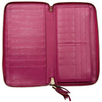Gucci Patent Leather Soho Travel Zip Around Wallet (SHF-3tKxuo)